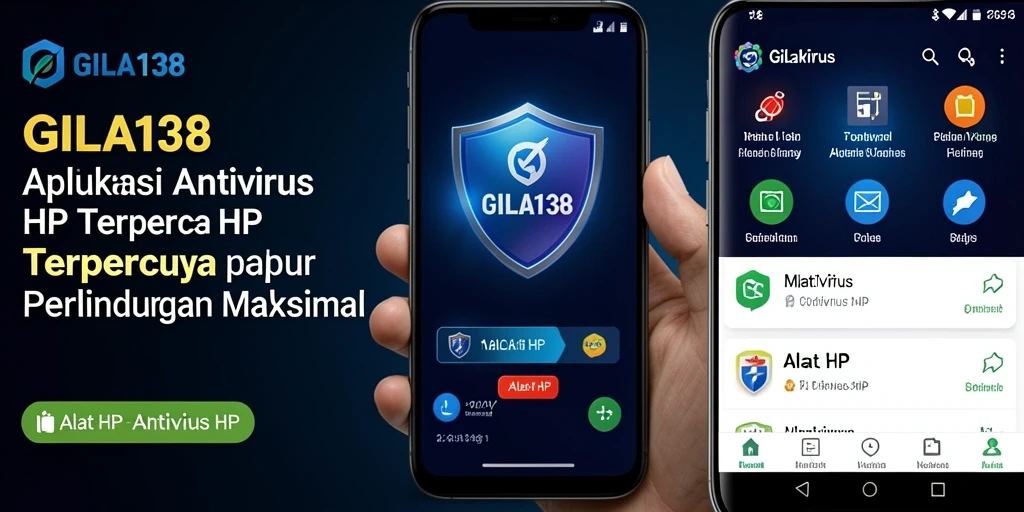 Antarmuka GILA138 yang sederhana dan efisien untuk antivirus HP.