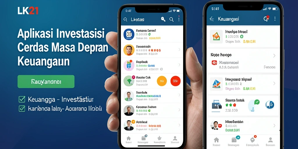 Antarmuka aplikasi LK21 yang ramah pengguna dan fungsional.