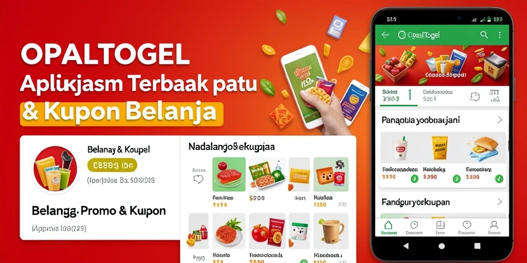 Screenshot antarmuka aplikasi OPALTOGEL yang menampilkan berbagai kupon belanja.